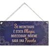 CARISPIBET Se incontrarsi | segni decorativi sull'amore segni di benvenuto decorazioni per la casa di ispirazione decorazioni interne 15 x 30 cm