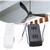 Tnfeeon Kit di Controllo Remoto della Ventola del Soffitto, Ricevitore del Controller della Luce Ventilatore a Soffitto DC 6 velocità con Timer per la Sostituzione