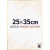 Dutch Frame Factory - Cornice 25x35 cm - Oro - Cornice per foto in Metallo con vetro plastico Antiriflesso - Cornice portafoto 25x35 cm - Kampen