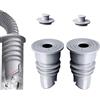 QuazarPyon Tappo Anti Odore Lavatrice, 35-40mm Ointto Tubo Macchina Lavatrice, Tappo Anti Odore Lavatrice Tappo Di Tenuta Tubo Di Scarico Guarnizione Per Tubo (2PCS)