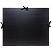 Exacompta - Cod. 25738E - 1 cartella portadisegni in cartoncino kraft verniciato nero - con nastri in tessuto - retro e angoli in tela - 32X45cm - per archiviazione A3 - colore nero