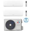 Sinclair Climatizzatore Condizionatore Sinclair Sky Dual Split Inverter R32 9000 + 18000 BTU con U.E MZ-2E18BI Classe A++/A+