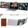 Blackview DCM8 Monitor Portatile 15,6, 16:10 100% sRGB FHD IPS (1920 x 1200),TÜV, Doppio Schermo PC Portatile 13 - 17,3, Compatibile con Mac Windows Chrome (1 Kg)
