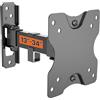 RICOO Supporto monitor muro S3811 Girevole Inclinabile Schermo PC 13-27 (33-69 cm) Staffa TV universale Televisore LED/LCD/Curvo VESA 100 x 100