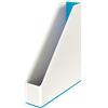 LEITZ WOW - Portariviste Dual Color - Bianco / Blu metall. - 53621036