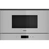 Gaggenau Forno a microonde con cerniera a destra da incasso GM220130 finitura Gaggenau Sterling da 60 cm