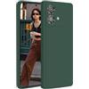 ISOI - Cover per Motorola Edge 40 Neo, Custodia Morbida in Silicone Liquido, Protezione Completa Antiurto Ultra Sottile per il Corpo - Verde Notte