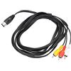 Goshyda Cavo da 8 Pin Mini Din a 3, 9,8 Piedi Mini Din 8 Pin Maschio a 3 Maschio Cavo Adattatore di Prolunga Video per DVD, HDTV, Lettori CD