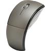 Akozon Mouse Wireless Pieghevole, Ricevitore per PC Portatile Computer Pieghevole Wins98 Me 2000 XP Vista OS (Grigio) Pieghevole Portatile Compatto 2.4G con USB