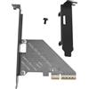 Bewinner Adattatore Oculink PCIe 4.0 X4 SFF-8612 per EGPU e NVMe SSD, Compatibile SFF-8611 - Alta Velocità per GPU Esterna e Archiviazione