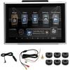 FOUF Lettore DVD per Auto Doppio da 9 Pollici, Lettori CD per Poggiatesta Portatili Lettore di Schede USB/SD, Supporto Touch Screen HD 1920 X 1200 Bluetooth 2G Ram 16G ROM Lettore Video per Poggiatesta per