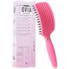 Sister Young OVIA - Spazzola professionale per capelli ventilata con setole di cinghiale per volume, lucentezza e capelli sani | Districazione e styling senza peli (FUCHSIA)