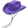 OZYILIAN Cowboy/Cowgirl Cappello da cowgirl da donna, unisex, per feste, costume da cowgirl, Bianco-1, Taglia unica