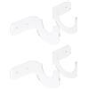 Uonlytech 2 Paia Supporto in Acrilico da Baseball e Hockey, Espositore a Muro per Riporre e Decorare, per Utilizzo Domestico