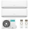 HISENSE CONDIZIONATORE HISENSE HI-COMFORT DUAL SPLIT INVERTER R32 2AMW52U4RXC A++ WIFI