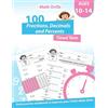 Pinkart House P Math Drills - 100 Fractions Decimals Percents Timed (Tascabile)