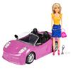 ColorBaby Isabella - Bambola snodata con auto, 27 cm, cabriolet giocattolo, include accessori, occhiali da sole, cellulare, supporto per selfie, borsa, bibite, bambole, regali + 3 anni (47813)