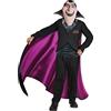 Ciao- Hotel Transylvania Costume Conte Drac con Maschera per Bambini, Nero, 8-10 anni, 11154.8-10
