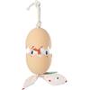 LILLIPUTIENS - Uovo Sorpresa Vibrante Paulette la Gallina - Giocattolo interattivo per Neonati da Appendere per momenti Divertenti e interattivi - dai 6 Mesi - 83431