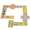 WOOMAX - Domino per Bambini in Legno, 28 Pezzi, Set di Animali della Giungla, Giochi da Tavolo, Include cubo di Trasporto, Texture Morbida, Etichetta FSC, Giocattolo educativo Bambini 2 Anni (47573)