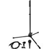 Shure Stage Performance Kit con microfono a portata vocale cardioide PGA58, cavo XLR e supporto per microfono, ottimo per il palco o lo studio (PGA58BTS)