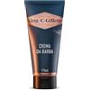 King C. Gillette Originale Crema da Barba Uomo Idratante, 175ml, Cura Barba Uomo, per Pelli Sensibili e una Rasatura di Livello Professionale, Idea Regalo Uomo