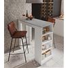 CALITAN FURNITURE FACTORY SP Z O.O. Mobile Bar Tony con LIBRERIA Bianco E Beton
