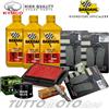 MOTUL - HIFLO - NGK - BRAKING Tagliando KYMCO XCiting 500 i 2006 2007 2008 2009 / Kit Olio Bardahl XTC 10W40