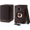 Sharp Altoparlanti Sharp Bookshelf 2 vie Wireless Bluetooth v5.0/Usb/Aux/RCA 60W Marrone [CP-SS30BR]