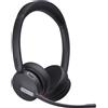 Yealink Cuffia Yealink Binaural BH70 wireless/bluetooth con microfono Nero [BH70-DUAL-UC-USB-A]