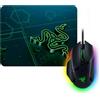 Razer Tappetino Razer Goliathus Mobile + Mouse Basilisk V3 Wired USB Ottico 26000Dpi Nero