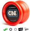 YOYO FACTORY YoyoFactory ONE Yoyo - ROSSO (Dal Principiante Al Professionista, Cuscinetto a Sfera In Metallo, Corda e Istruzioni Incluse)