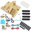PLSOPPKG Kit di Rampe per Skateboard, kit da Allenamento con dita, Mini Skateboard da Dita con Rampa, Finger Skateboards Rampa, per Skateboard, Scooter e molto altro (8 parti)