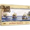 Warlord Games Warlord Black Seas The Age of Sail 3rd Rates Squadron Game - Gioco di ruolo Giochi da tavolo di strategia per adulti, kit di gioco di guerra strategico Age of Sail, gioco di ruolo da tavolo con