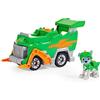 Paw Patrol | Veicolo Rescue Knights di Rocky | Camion per la Raccolta di rifiuti riciclabili con Personaggio Giochi Bambini dai 3 Anni in su