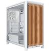Corsair Case Corsair FRAME 4000D WOOD RS Mid Tower ATX, Vetro Temperato - Bianco/Rovere