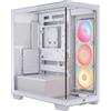 Corsair Case Corsair 3500X LX-R Mid Tower mATX RGB iCUE Link, Vetro Temperato - Bianco