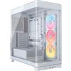 Corsair Case Corsair FRAME 4500X LX-R Mid Tower ATX ARGB, Vetro Temperato - Bianco