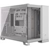 Corsair Case Corsair 2500X Mid Tower mATX, Doppio Vetro Temperato - Bianco