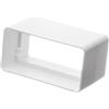 EUROPLAST 110x55mm Raccordo/Connettore per Tubo Rettangolare - PVC
