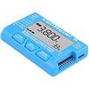 Dilwe Tester Batteria Lipo, Controllore Batteria Digitale Alta Precisione Sicuro, Display LCD per Drone Modelli RC Strumenti Elettrici