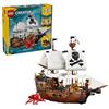 LEGO Creator Iconica Nave da Pirata 31387 1074 Pezzi 5 Minifigure