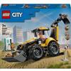 LEGO 60480 Scavatrice da Cantiere Gialla 301 pezzi
