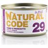 Natural Code per Gatto da 85g Gusto 29 - Tonno e Prosciutto