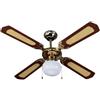 V-TAC Ventilatore LED da Soffitto E27 con Motore a Corrente Alternata da 50W 4 pale