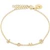 Tamaris donna bracciale TJ-0702-B-21 in argento 925 in IP oro con zirconisteinen