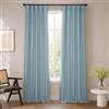 HPD Half Price Drapes Bellino - Tende oscuranti Lunghe 274 cm, per Camera da Letto e Soggiorno (1 Pannello), 127 x 274 cm, Blu golfo