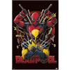 Grupo Erik: Poster Deadpool e Wolverine | Marvel da Parete, 61 x 91,5 cm, Carta Lucida e Incorniciabile, Supereroi, Cameretta Ragazzo