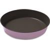 Guardini, Tortiera liscia Ø 28 cm, Acciaio con rivestimento antiaderente, Rosa, Made in Italy, Linea Bon Ton