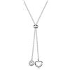 S'Agapõ S'agapõ Collana Donna in Acciaio e Cristalli con Simbolo Cuore | Collezione Aurora - Sar59 Donna in Acciaio e Cristalli con Simbolo Cuore | Collezione Aurora - SAR59